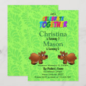 Dubbele uitnodiging op zondag (Voorkant / Achterkant)