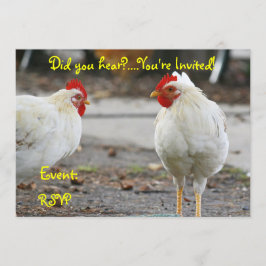 Dubbele uitnodiging, rooster kaart