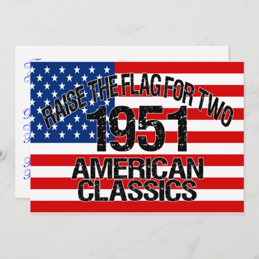 Dubbele uitnodiging uit 1951 (Voorkant / Achterkant)