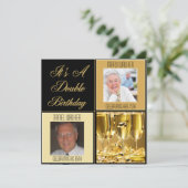 Dubbele uitnodiging van de Partij van de Dagen voo (Staand voorkant)