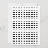 Dubbele uitnodiging voor tweemaal Baby shower (Achterkant)