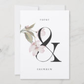 dubbele uitnodigingskaart kaart (Voorkant)