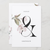 dubbele uitnodigingskaart kaart (Voorkant / Achterkant)