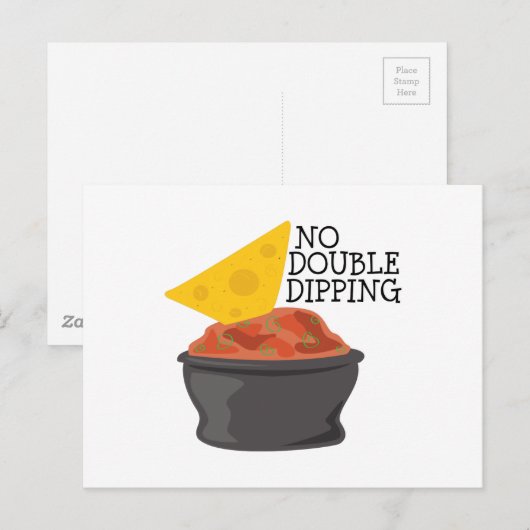 Dubbele uitschakeling briefkaart (Voorkant / Achterkant)