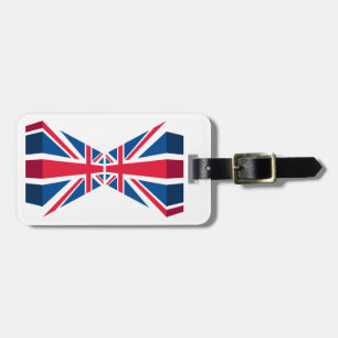Dubbele Unievaartuig, Britse vlag in 3D Bagagelabel