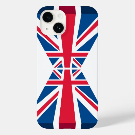 Dubbele Unievaartuig, Britse vlag in 3D Case-Mate iPhone Case (Achterkant)