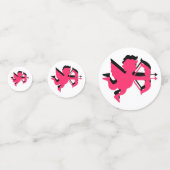 Dubbele Valentijnsdag Confetti (Achterkanten)
