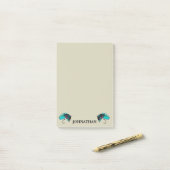 Dubbele Vangstluizen met naam Post-it® Notes (Op bureau)