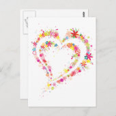 Dubbele ventilatorhartslag briefkaart (Voorkant / Achterkant)