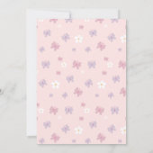 Dubbele verjaardag uitnodiging prinses. eenhoorn (Achterkant)