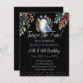 Dubbele Verjaardag Zomer Zee Slak Kinder Kaart (Voorkant / Achterkant)