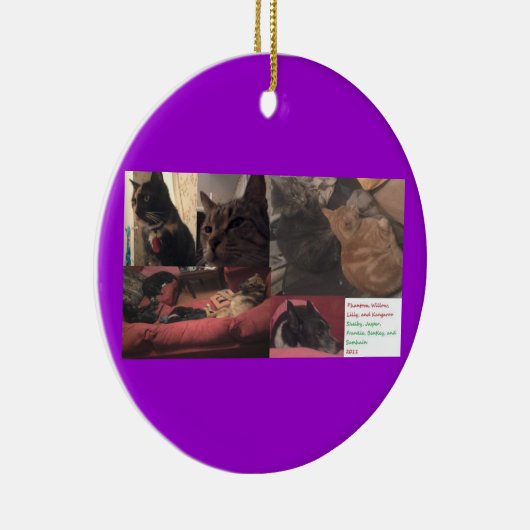 Dubbele versiering in één #2 keramisch ornament (Rechts)