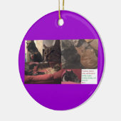 Dubbele versiering in één #2 keramisch ornament (Links)