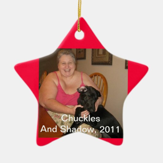 Dubbele versiering in één keramisch ornament (Voorkant)