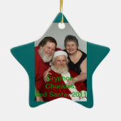 Dubbele versiering in één keramisch ornament (Achterkant)