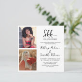 Dubbele Viering 2 Foto Verjaardag Kaart (Staand voorkant)