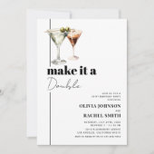 Dubbele viering Martini gezamenlijke verjaardag pa Kaart (Voorkant)