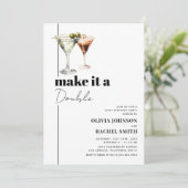 Dubbele viering Martini gezamenlijke verjaardag pa Kaart (Staand voorkant)