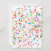 Dubbele Viering Rolschaatsen Disco Uitnodiging (Achterkant)