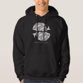 Dubbele vis, mimbres, T-shirt (Voorkant)