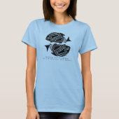 Dubbele vis, mimbres, T-shirt (Voorkant)