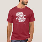 Dubbele vis, mimbres, T-shirt (Voorkant)