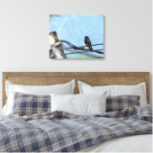 Dubbele visie canvas afdruk (Insitu (Slaapkamer))