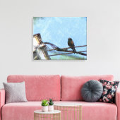Dubbele visie canvas afdruk (Insitu (Woonkamer))