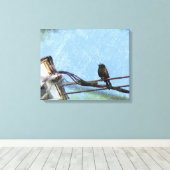 Dubbele visie canvas afdruk (Insitu (Houten vloer))