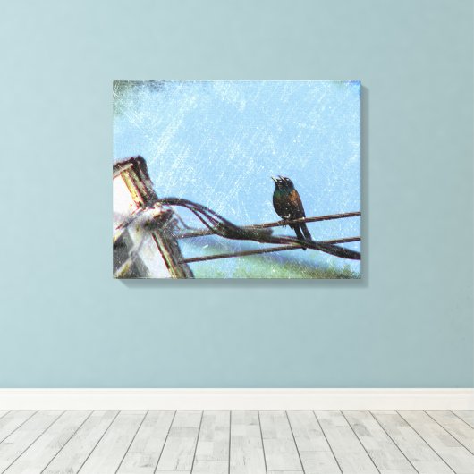 Dubbele visie canvas afdruk (Insitu (Houten vloer))