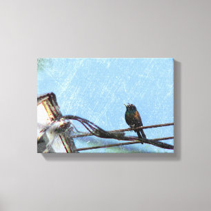 Dubbele visie canvas afdruk