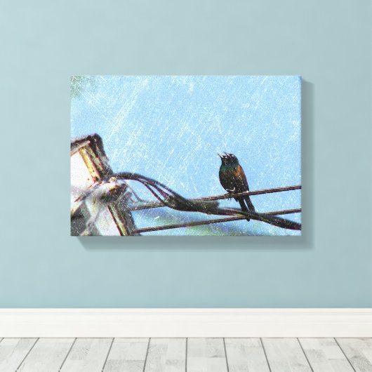 Dubbele visie canvas afdruk (Insitu (Houten vloer))