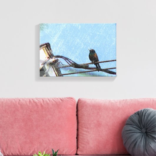 Dubbele visie canvas afdruk (Insitu (Woonkamer))