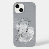 Dubbele Vision Hockey Player Grey Case-Mate iPhone Case (Achterkant)