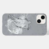 Dubbele Vision Hockey Player Grey Case-Mate iPhone Case (Achterkant (horizontaal))