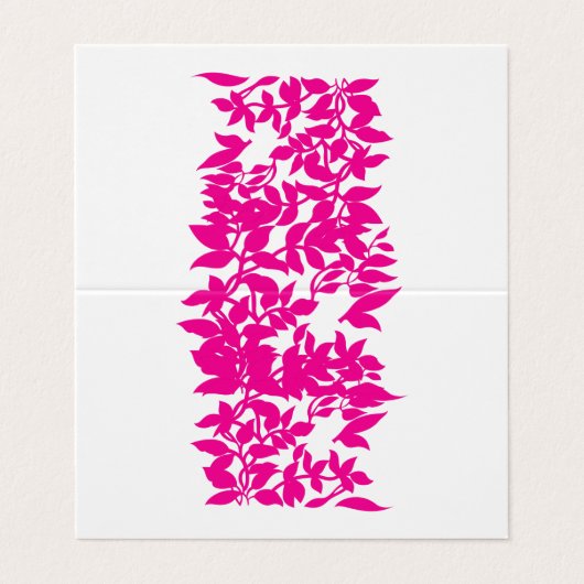 Dubbele visitekaartjes | Bifold- en accordeonstijl (Buitenkant ongevouwen)