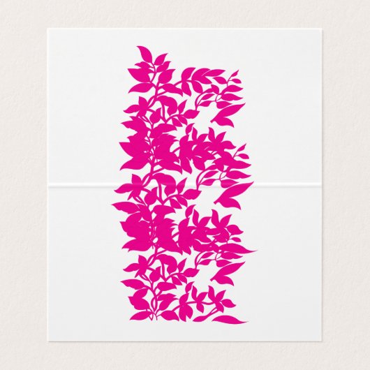 Dubbele visitekaartjes | Bifold- en accordeonstijl (Binnenkant ongevouwen)