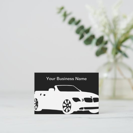 Dubbele Visitekaartjes voor motorvoertuigen (Staand voorkant)