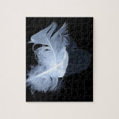 Dubbele vlamveren en reflectie legpuzzel (Verticaal)