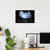 Dubbele vlamveren en reflectie poster (Thuiskantoor)