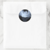 Dubbele vlamveren en reflectie ronde sticker (Tas)