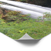 Dubbele waterval, Wailua Herfsten Kauai Hawaii Poster (Hoek)