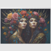 Dubbele wazig zien women tissue paper tissuepapier (Voorkant)