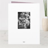 DUBBELE WENSKAART:HARTELIJK BEDANKT: BUDDHA BEDANKKAART (Achterkant)