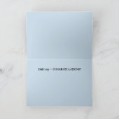 Dubbele Wenskaart Kaart (Binnen)