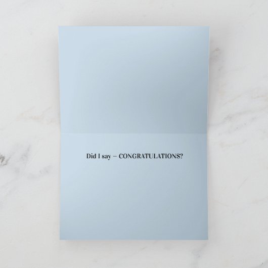 Dubbele Wenskaart Kaart (Binnen)