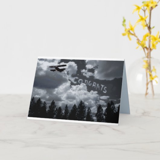 Dubbele Wenskaart Kaart (Gele Bloem)