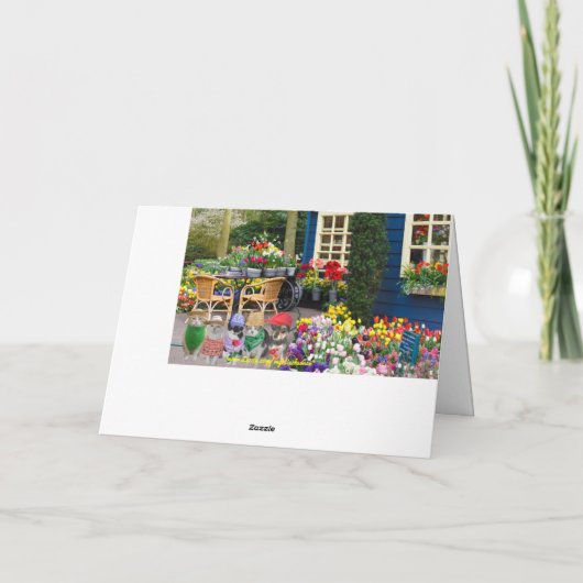 Dubbele Wenskaart Kaart (Achterkant)