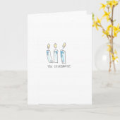 Dubbele Wenskaart Kaart (Gele Bloem)