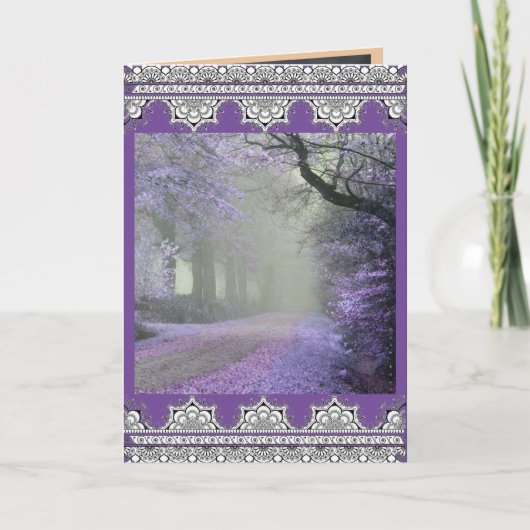 Dubbele Wenskaart Kaart (Voorkant)